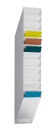 DURABLE Wandprospekthalter FLEXIBOXX weiß DIN A4...