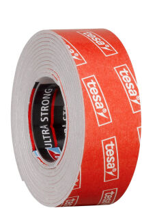 tesa Montageband POWERBOND ULTRA STRONG doppelseitiges Klebeband 19,0 mm x 1,5 m, 1 Rolle