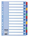 Esselte Ordnerregister DIN A4 Vollformat blanko farbig...