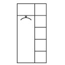 CP Stahlschrank C 2000 Acurado 9260-30 S10158 lichtgrau, enzianblau 4 Fachböden 93,0 x 40,0 x 195,0 cm, aufgebaut, 1 St.