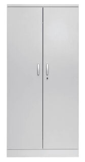 Gürkan Stahlschrank 100111 lichtgrau 4 Fachböden 92,0 x 42,0 x 195,0 cm, aufgebaut, 1 St.