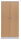 Gürkan Stahlschrank 100119 buche, weißaluminium 4 Fachböden 92,0 x 42,0 x 195,0 cm, aufgebaut, 1 St.