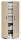 Gürkan Stahlschrank 100118 verkehrsweiß, ahorn 4 Fachböden 92,0 x 42,0 x 195,0 cm, aufgebaut, 1 St.