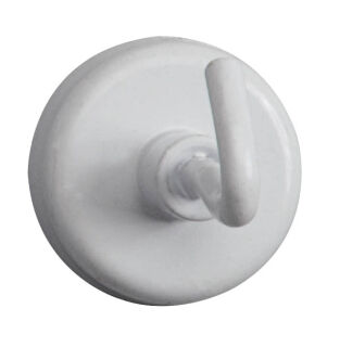 MAUL Magnete weiß, Metall Ø 2,5 x 3,7 cm, 5 St.