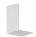 MAUL Buchstützen glasklar 12,0 x 12,0 x 17,0 cm, 2 St.