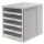 HAN Schubladenbox Schrank-Set  lichtgrau 1401-11D, DIN A4 mit 5 Schubladen, 1 St.