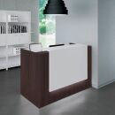 Quadrifoglio Empfangstheke gerade, weiß 166,0 x 88,0 x 113,0 cm