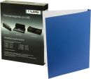 LMG Thermo-Bindemappen blau Lederkarton für 30 - 40...