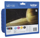 brother LC-1100BK/C/M/Y schwarz, cyan, magenta, gelb...