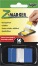 SIGEL Z-Marker Haftmarker blau 50 Streifen