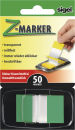 SIGEL Z-Marker Haftmarker grün 50 Streifen