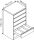 CP Acurado Karteischrank schwarzgrau 6 Schubladen 78,7 x 59,0 x 135,7 cm, 1 St.