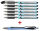 AKTION: Schneider Kugelschreiber Slider Basic schwarz/transparent, Schreibfarbe: schwarz, 6 St. + GRATIS Slider Kugelschreiber Rave XB, schwarz