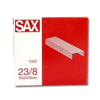 sax design Heftklammern 23/8, 1.000 St.