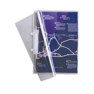 DURABLE Präsentationshefter Kunststoff transparent DIN A4, 25 St.