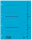 bene Trennblätter DIN A4 1-10 blau, 210 g/qm, 50 St.