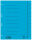 bene Trennblätter DIN A4 1-10 blau, 210 g/qm, 50 St.
