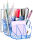 cep Stiftehalter Ice Blue blau-transparent Polystyrol 6 Fächer 14,3 x 15,8 x 9,3 cm