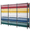 SCHULTE Schwerlastregal 36007-S schwarz 100,0 x 30,0 x 200,0 cm