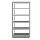 SCHULTE Schwerlastregal 36007-S schwarz 100,0 x 30,0 x 200,0 cm