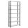 SCHULTE Schwerlastregal 36013-S schwarz 100,0 x 30,0 x 230,0 cm