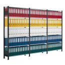 SCHULTE Anbau-Schwerlastregal 36010-S schwarz 100,0 x 30,0 x 200,0 cm
