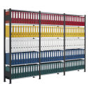 SCHULTE Anbau-Schwerlastregal 36010-S schwarz 100,0 x 30,0 x 200,0 cm