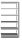 SCHULTE Anbau-Schwerlastregal 36016-S schwarz 100,0 x 30,0 x 230,0 cm