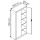 CP Stahlschrank C 2000 Acurado 9260-000 S11311 lichtgrau, enzianblau 4 Fachböden 93,0 x 40,0 x 195,0 cm, aufgebaut, 1 St.