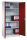 CP Stahlschrank C 2000 Acurado 9280-000 S10761 lichtgrau, rubinrot 4 Fachböden 93,0 x 50,0 x 195,0 cm, aufgebaut, 1 St.