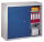 CP Schiebetürenschrank C 2000 Acurado, 2046-00 S10100 lichtgrau, enzianblau 2 Fachböden 120,0 x 40,0 x 97,5 cm