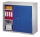 CP Schiebetürenschrank C 2000 Acurado, 2046-00 S10100 lichtgrau, enzianblau 2 Fachböden 120,0 x 40,0 x 97,5 cm