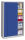 CP Schiebetürenschrank C 2000 Acurado, 2040-00 S10167 lichtgrau, enzianblau 4 Fachböden 120,0 x 40,0 x 195,0 cm