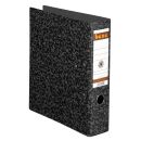 bene Hartpappe Ordner schwarz marmoriert Karton 8,0 cm...