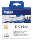 brother Endlosetikettenrolle für Etikettendrucker DK11204 weiß, 17,0 x 54,0 mm, 1 x 400 Etiketten