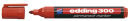 edding 300 Permanentmarker rot 1,5 - 3,0 mm, 10 St.
