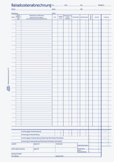 AVERY Zweckform Reisekostenabrechnung monatlich Formularbuch 741, 1 St.