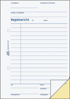 AVERY Zweckform Regiebericht Formularbuch 1306, 1 St.
