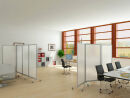 PAPERFLOW Trennwand, transparent 76,0 x 160,0 cm mit...