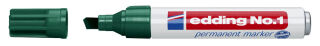 edding No. 1 Permanentmarker farbsortiert 1,0 - 5,0 mm, 10 St.