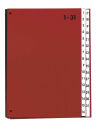 PAGNA Pultordner 1-31 rot, 1 St.