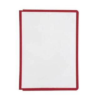 DURABLE Sichttafeln SHERPA® PANEL DIN A4 rot, Öffnung oben, 5 St.