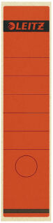 LEITZ Ordneretiketten 1640 rot für 8,0 cm Rückenbreite, 10 St.