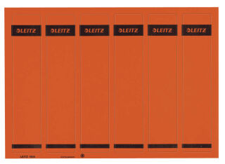 LEITZ Ordneretiketten 1686/2-25 rot, 150 St.