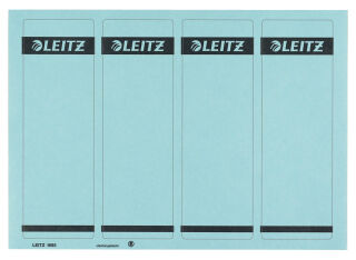 LEITZ Ordneretiketten 1685/2-35 blau, 100 St.