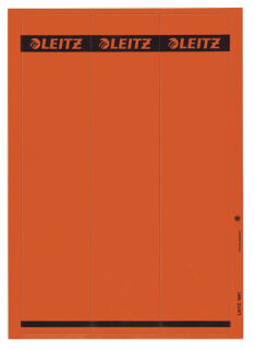 LEITZ Ordneretiketten 1687-25 rot, 75 St.