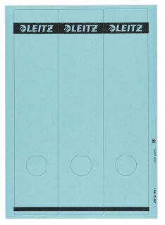 LEITZ Ordneretiketten 1687-35 blau, 75 St.