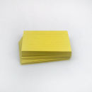 100 Karteikarten DIN A7 gelb liniert