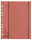 OXFORD Trennblätter DIN A4 1-10 orange, 250 g/qm, 100 St.