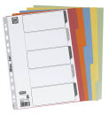 OXFORD Ordnerregister DIN A4 Vollformat blanko rot,...